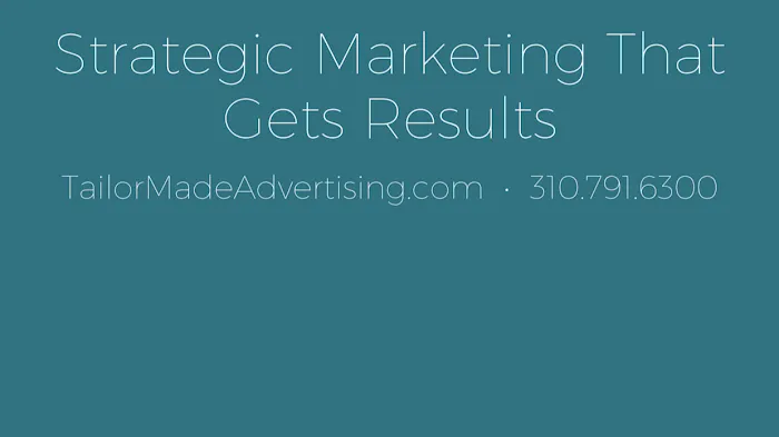 Tailor Made Marketing & Advertising Program 3